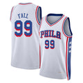 Philadelphia #99 Fall Player Basketball Sleeveless White Jersey Tacko For Adult Youth