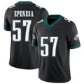 Philadelphia #57 Epenesa Player Football V Neck Short Sleeve Black Jersey A.J. For Men Youth Women Gift