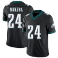 Philadelphia #24 Mukuba Player Football V Neck Short Sleeve Black Jersey Andrew For Men Youth Women Gift