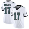 Philadelphia #17 Ebiketie Player Football V Neck Short Sleeve White Jersey Arnold For Men Youth Women Gift