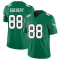 Philadelphia #88 Goedert Player Football V Neck Short Sleeve Kelly Green Jersey Dallas For Men Youth Women Gift