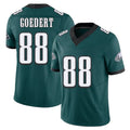 Philadelphia #88 Goedert Player Football V Neck Short Sleeve Midnight Green Jersey Dallas For Men Youth Women Gift
