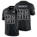 Philadelphia #88 Goedert Player Football V Neck Short Sleeve Black Jersey Dallas For Men Youth Women Gift