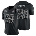 Philadelphia #39 Pierce Player Football V Neck Short Sleeve Black Jersey Dameon For Men Youth Women Gift