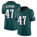 Philadelphia #47 Lawson Player Football V Neck Short Sleeve Midnight Green Jersey Deontae For Men Youth Women Gift