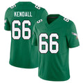 Philadelphia #66 Kendall Player Football V Neck Short Sleeve Kelly Green Jersey Drew For Men Youth Women Gift