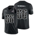 Philadelphia #66 Kendall Player Football V Neck Short Sleeve Black Jersey Drew For Men Youth Women Gift