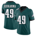 Philadelphia #49 Ezukanma Player Football V Neck Short Sleeve Midnight Green Jersey Erik For Men Youth Women Gift