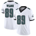 Philadelphia #89 Wilson Player Football V Neck Short Sleeve White Jersey Johnny For Men Youth Women Gift