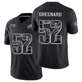 Philadelphia #52 Greenard Player Football V Neck Short Sleeve Black Jersey Jonathan For Men Youth Women Gift