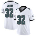 Philadelphia #32 Jones Player Football V Neck Short Sleeve White Jersey Jonathan For Men Youth Women Gift
