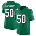 Philadelphia #50 James-Newby Player Football V Neck Short Sleeve Kelly Green Jersey Keyshawn For Men Youth Women Gift