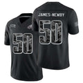Philadelphia #50 James-Newby Player Football V Neck Short Sleeve Black Jersey Keyshawn For Men Youth Women Gift