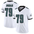 Philadelphia #79 Jordan Player Football V Neck Short Sleeve White Jersey Mike For Men Youth Women Gift