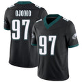 Philadelphia #97 Ojomo Player Football V Neck Short Sleeve Black Jersey Moro For Men Youth Women Gift