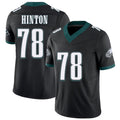 Philadelphia #78 Hinton Player Football V Neck Short Sleeve Black Jersey Myles For Men Youth Women Gift