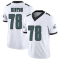 Philadelphia #78 Hinton Player Football V Neck Short Sleeve White Jersey Myles For Men Youth Women Gift