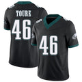 Philadelphia #46 Toure Player Football V Neck Short Sleeve Black Jersey Samori For Men Youth Women Gift