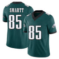 Philadelphia #85 Smartt Player Football V Neck Short Sleeve Midnight Green Jersey Stone For Men Youth Women Gift