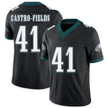 Philadelphia #41 Castro-Fields Player Football V Neck Short Sleeve Black Jersey Tariq For Men Youth Women Gift