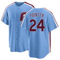 Philadelphia #24 Painter Player Baseball Short Sleeve Blue Jersey Andrew For Men Women Youth Gift