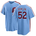 Philadelphia #52 Bowlan Player Baseball Short Sleeve Blue Jersey Jonathan For Men Women Youth Gift