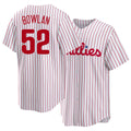Philadelphia #52 Bowlan Player Baseball Short Sleeve White Jersey Jonathan For Men Women Youth Gift
