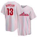 Philadelphia #13 Marchan Player Baseball Short Sleeve White Jersey Rafael For Men Women Youth Gift