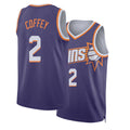 Phoenix #2 Coffey Player Basketball Sleeveless Purple Jersey Amir For Adult Youth