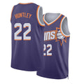 Phoenix #22 Huntley Player Basketball Sleeveless Purple Jersey CJ For Adult Youth