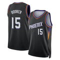 Phoenix #15 Booker Player Basketball Sleeveless Black Jersey Devin For Adult Youth