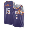Phoenix #15 Booker Player Basketball Sleeveless Purple Jersey Devin For Adult Youth