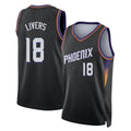 Phoenix #18 Livers Player Basketball Sleeveless Black Jersey Isaiah For Adult Youth