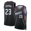 Phoenix #23 Goodwin Player Basketball Sleeveless Black Jersey Jordan For Adult Youth