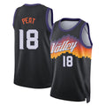 Phoenix #18 Peat Player Basketball Sleeveless Black Jersey Koa For Adult Youth