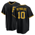 Pittsburgh #10 Reynolds Player Baseball Short Sleeve Black Jersey Bryan For Men Women Youth Gift
