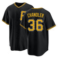Pittsburgh #36 Chandler Player Baseball Short Sleeve Black Jersey Bubba For Men Women Youth Gift