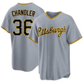 Pittsburgh #36 Chandler Player Baseball Short Sleeve Gray Jersey Bubba For Men Women Youth Gift