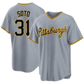 Pittsburgh #31 Soto Player Baseball Short Sleeve Gray Jersey Gregory For Men Women Youth Gift
