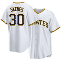 Pittsburgh #30 Skenes Player Baseball Short Sleeve White Jersey Paul For Men Women Youth Gift