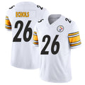 Pittsburgh #26 Echols Player Football V Neck Short Sleeve White Jersey Brandin For Men Youth Women Gift