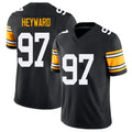 Pittsburgh #97 Heyward Black Player Football V Neck Short Sleeve Jersey Cameron For Men Youth Women Gift