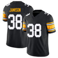 Pittsburgh #38 Jamison Black Player Football V Neck Short Sleeve Jersey D'Shawn For Men Youth Women Gift