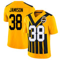 Pittsburgh #38 Jamison Player Football V Neck Short Sleeve Gold Jersey D'Shawn For Men Youth Women Gift