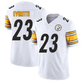 Pittsburgh #23 Everette Player Football V Neck Short Sleeve White Jersey Daylen For Men Youth Women Gift