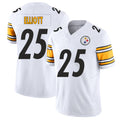 Pittsburgh #25 Elliott Player Football V Neck Short Sleeve White Jersey DeShon For Men Youth Women Gift