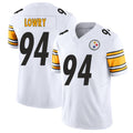 Pittsburgh #94 Lowry Player Football V Neck Short Sleeve White Jersey Dean For Men Youth Women Gift