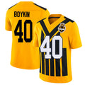 Pittsburgh #40 Boykin Player Football V Neck Short Sleeve Gold Jersey Devan For Men Youth Women Gift