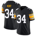 Pittsburgh #34 Kent Black Player Football V Neck Short Sleeve Jersey Donte For Men Youth Women Gift