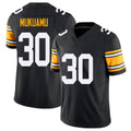Pittsburgh #30 Mukuamu Black Player Football V Neck Short Sleeve Jersey Israel For Men Youth Women Gift